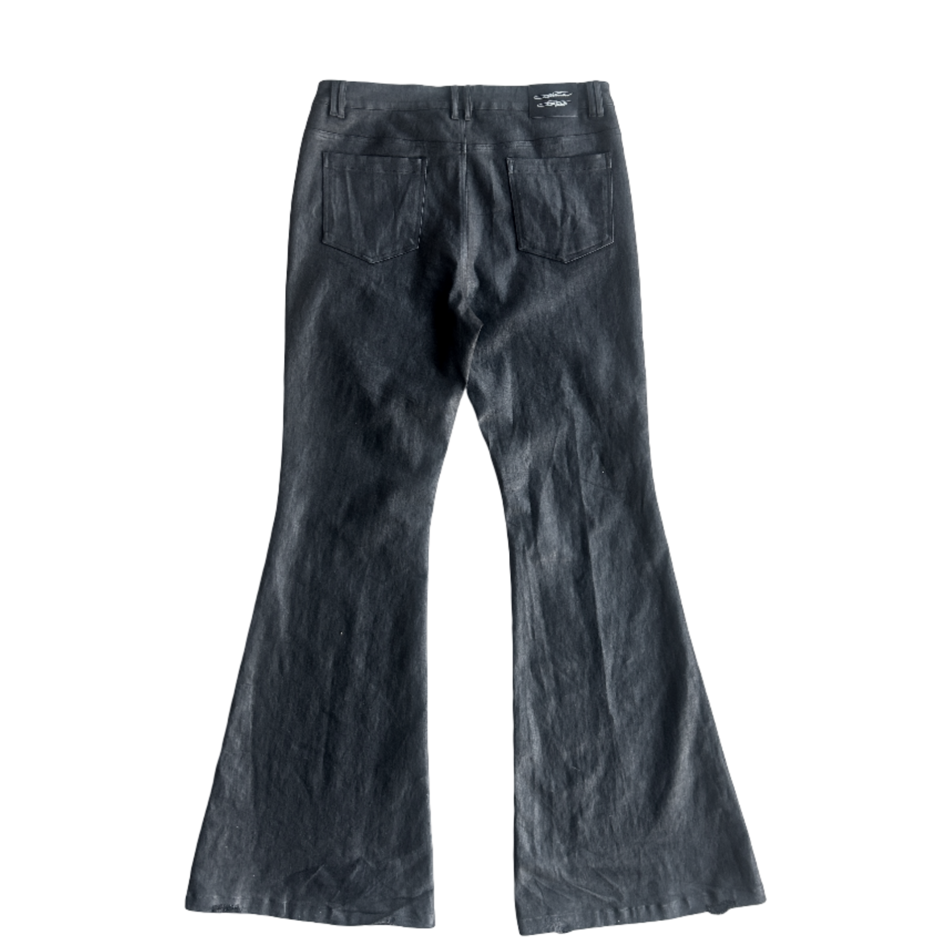 Hand Waxed Flared Denim